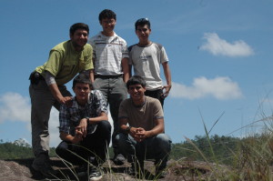 Group of young men from El Eden