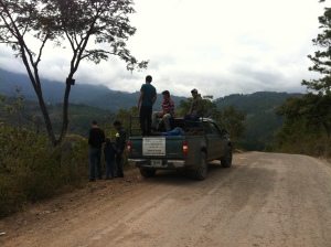 On our way to San Isidro, Intibuca