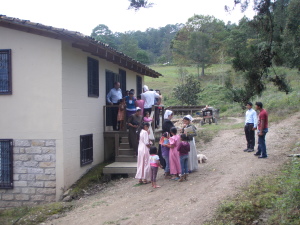 Picture taken after a worship service un in the mountain with bro David Yoder