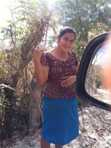 Jacinta Orellana the only chistian in her village San Felipe