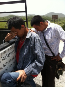 We gave this man and his little boy a ride from the Clinic to some distant village.  That day he made a public decision to follow Jesus Christ.