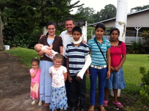 Yoder's and Rene's families from Carrizal.