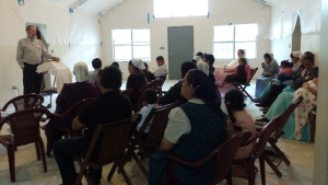 Worship service at brother David Yoder up in Siguatepeque