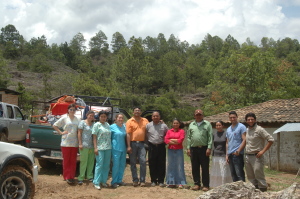 Health brigade in Chimizal May 2016