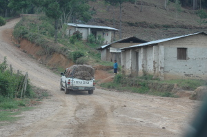 Coming back from health brigade in Chimizal May 2016