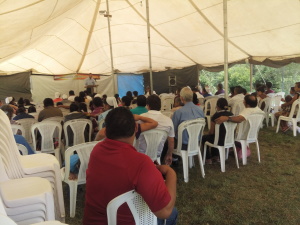 Tent meetings in La Tigra, Siguatepeque. 