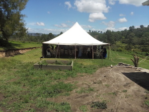 Tent meetings in La Tigra, Siguatepeque. 