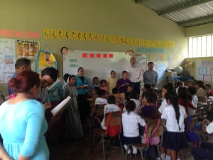 Sharing at La Laguna school