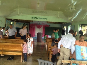 La Lucha congregation in Costa Rica.