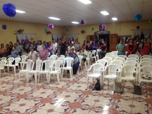 Evangelistic meetings in Canaveral Cortes.